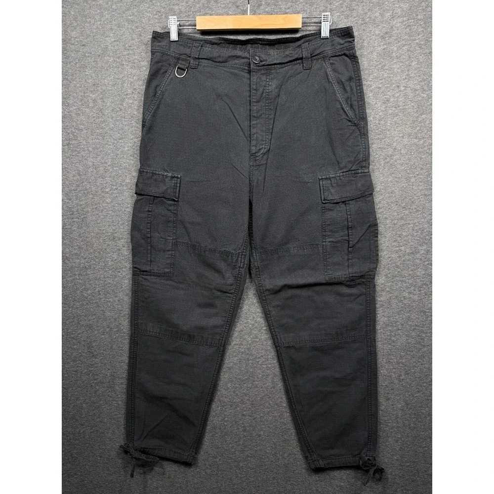 Drew House Pants Mens 34 Black Ripstop Cargo Pocket Utility Gorpcore Streetwear